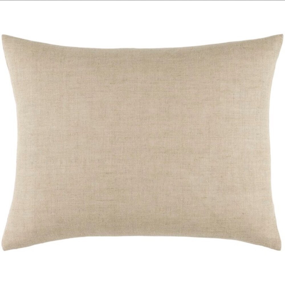 Set of 2 Pine Cone Hill Maxwell Linen Natural Standard Shams
